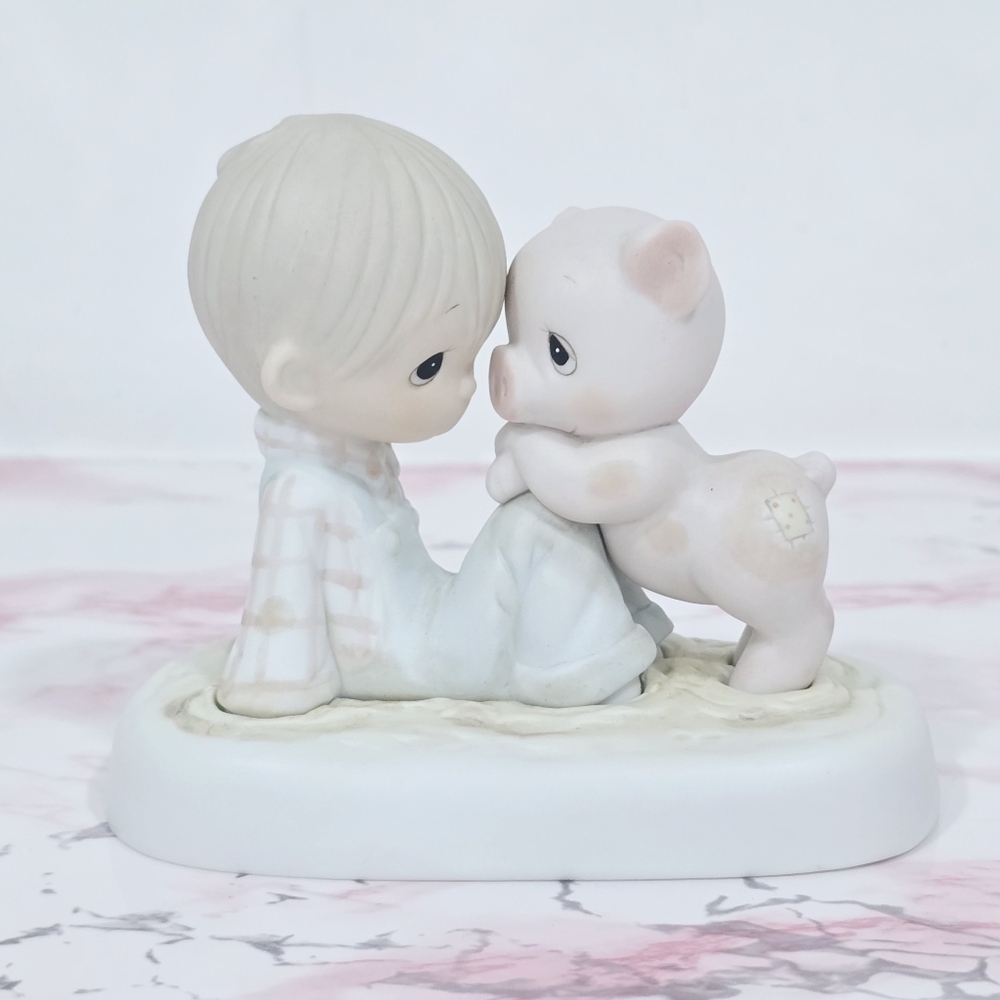 Precious Moments We're In It Together 1987 Cedar Enesco without box.